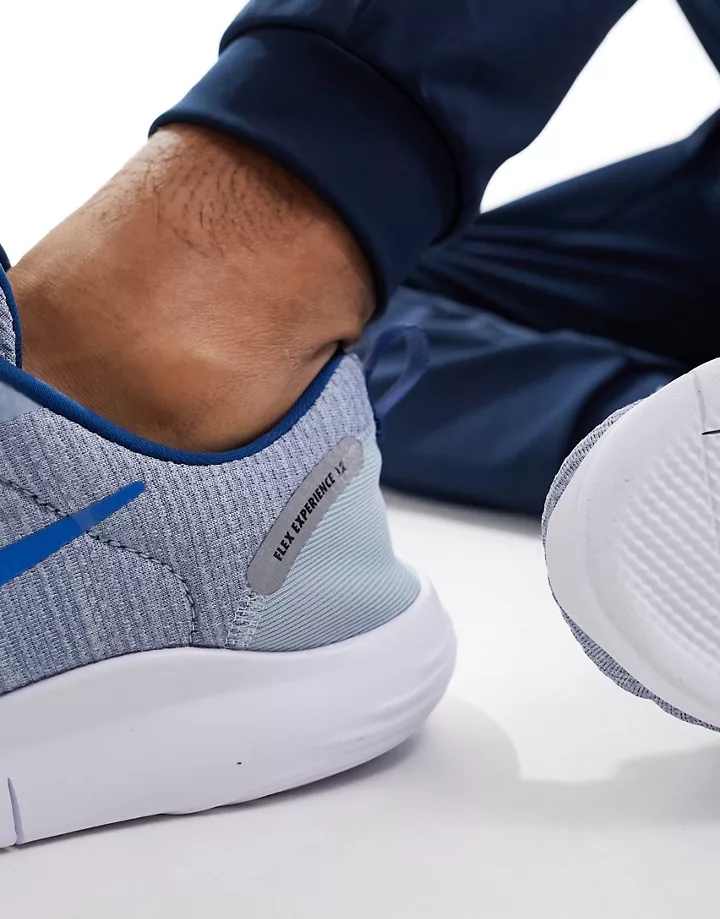 Zapatillas de deporte azules Flex Experience 12 de Nike Running Azul medio 06qyko7F