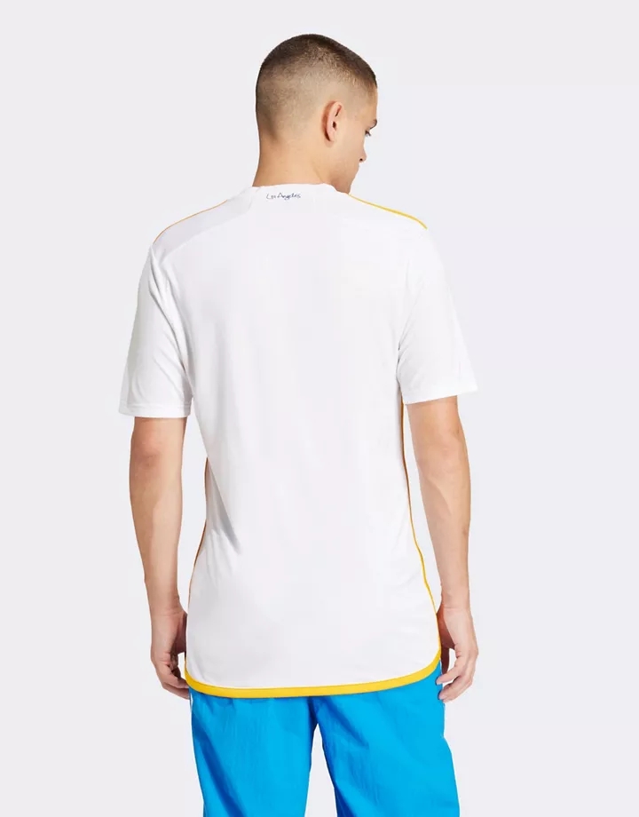 Camiseta blanca de la primera equipación del Los Angeles Galaxy 24/25 de adidas Blanco 0eGpHGnk
