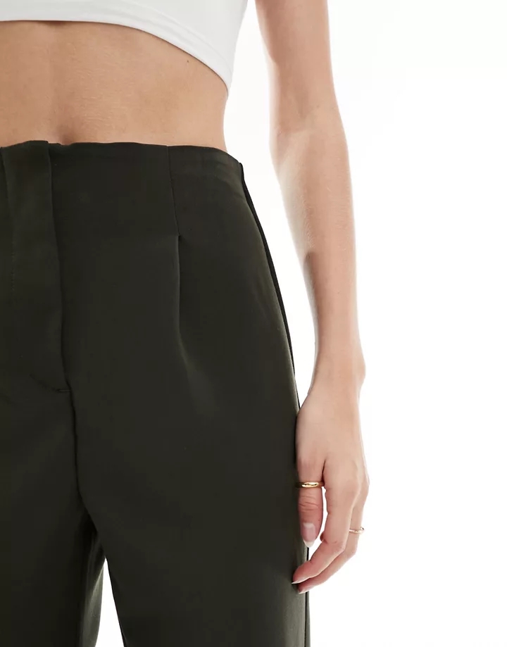 Pantalones de sastre caquis de pernera recta de Vero Moda Tall (parte de un conjunto) Caqui 0nxuHkBa