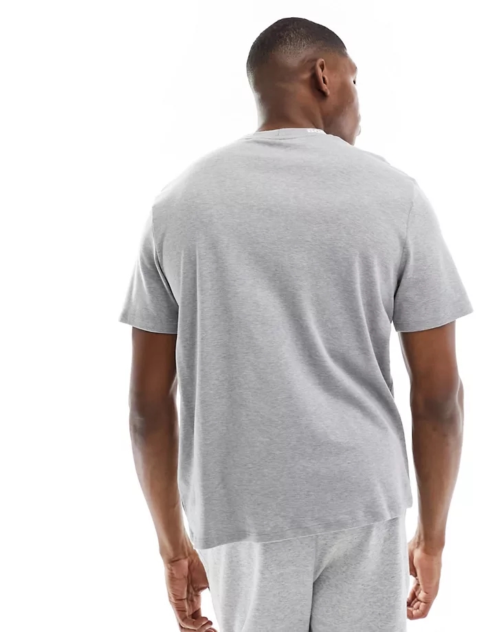 Camiseta gris holgada de BOSS Bodywear Gris 0o81CFLU