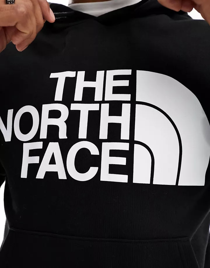 Sudadera negra con capucha y logo en el pecho de felpa Standard de The North Face Negro 0yfrsU21