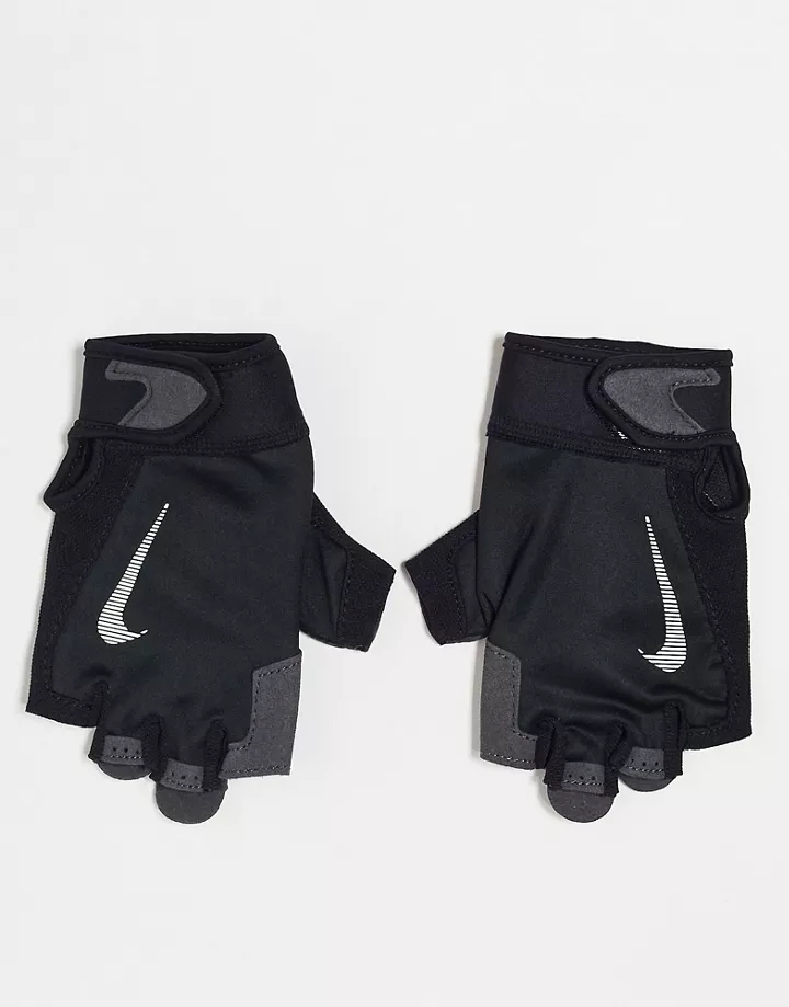 Guantes deportivos negros Ultimate de Nike Negro/voltio