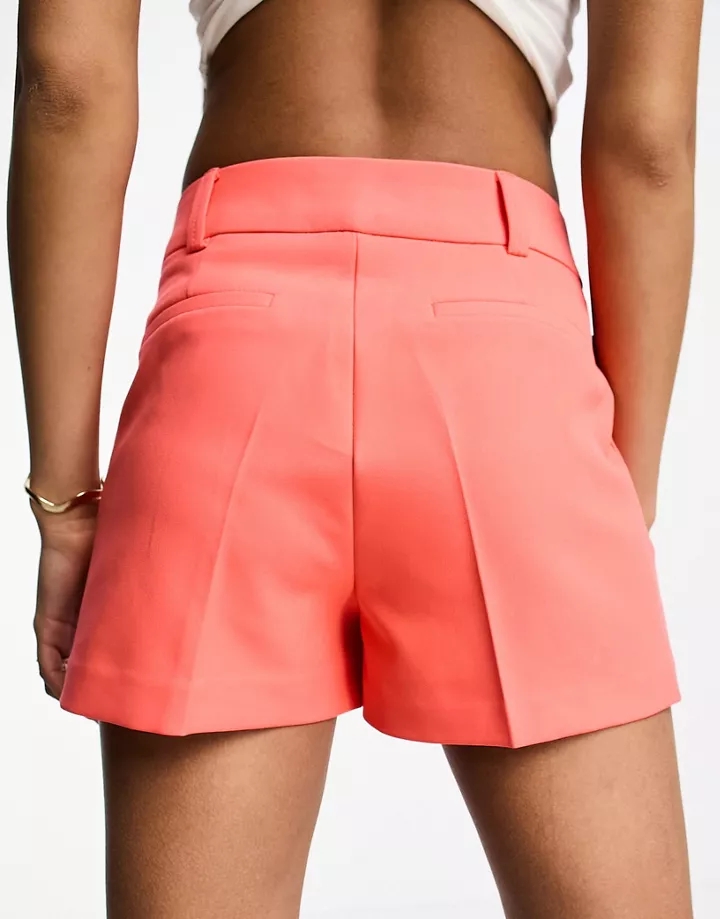 Pantalones cortos de sastre color coral de Morgan (parte de un conjunto) Coral 1uv9YxxO
