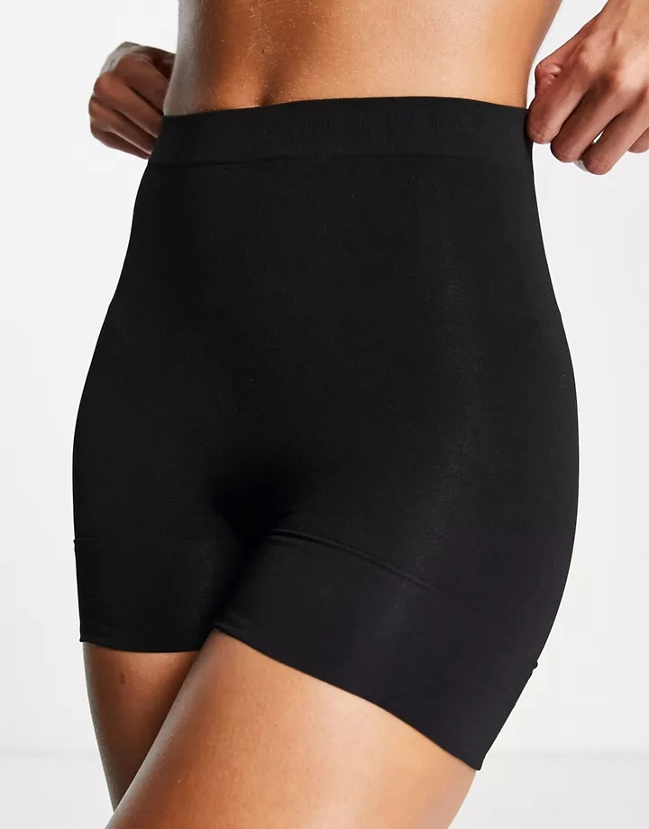 Pantalones cortos negros con diseño moldeador de la silueta de firmeza media cómodos de MAGIC Bodyfashion Negro 2I64UJjX