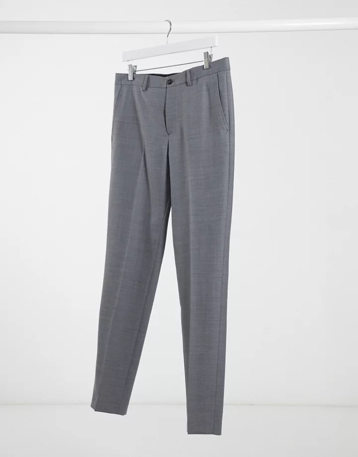 Pantalones de traje gris claro de corte slim de Jack & Jones Premium Gris claro melange 2LvetwfR