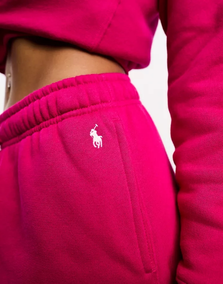 Joggers rosa luminoso con logo de felpa Arctic de Polo Ralph Lauren Rosa intenso 2Naajxah