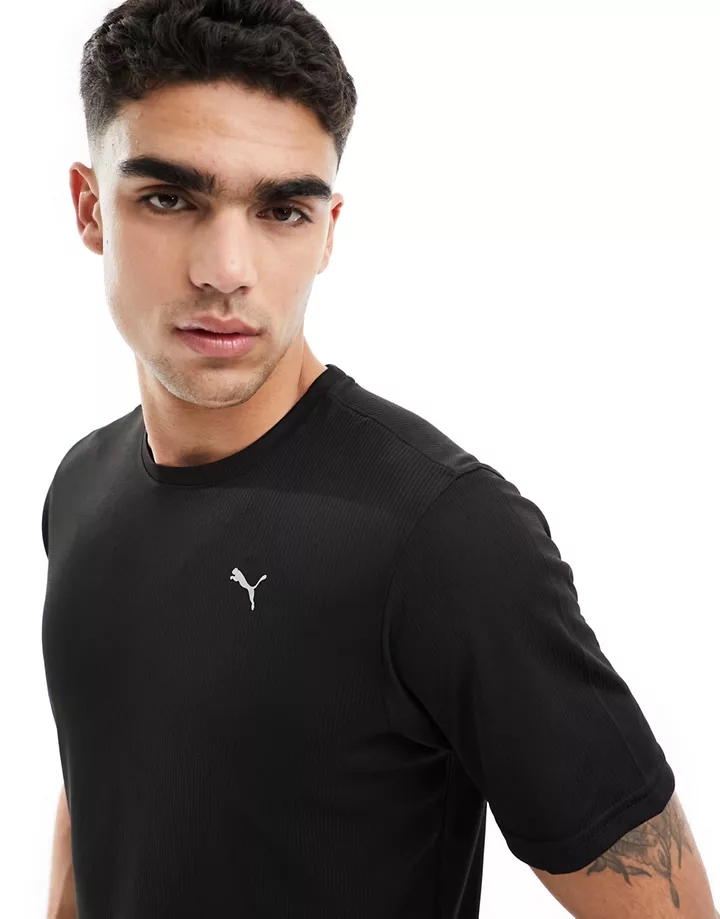 Camiseta negra con logo de Puma Training Negro 2XGxfniJ