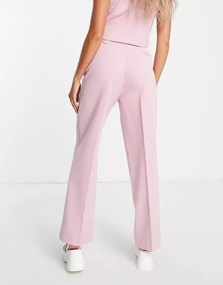 Pantalones rosa pálido de pernera recta de Miss Selfridge (parte de un conjunto) Rosa 2gqjbiyt