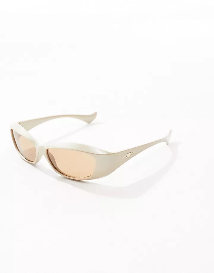 Gafas de sol color tostado con diseño envolvente Swift de Le Specs Tostado 33NX9qRc