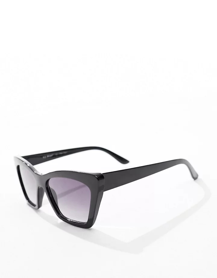 Gafas de sol negras de estilo ojos de gato Razzy de AJ Morgan Negro 33h3HBSZ