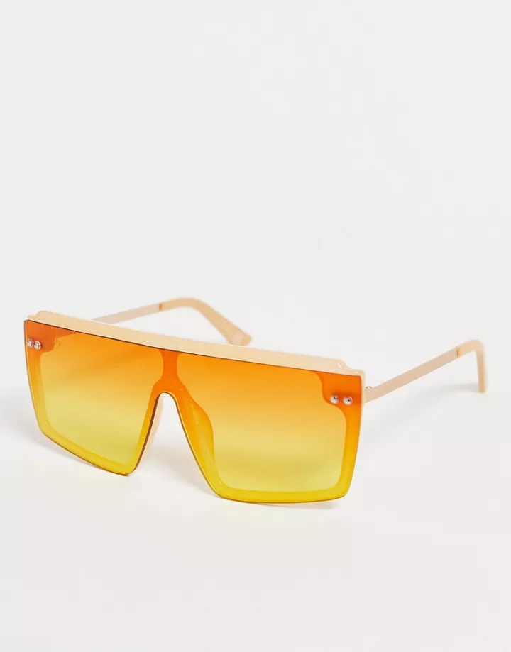 Gafas de sol naranja degradado estilo visor de Jeepers 