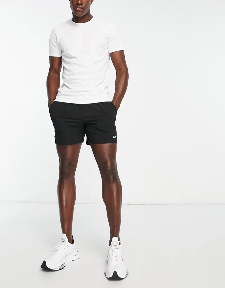 Pantalones cortos deportivos de 13 cm negros de secado 