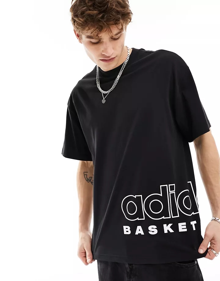 Camiseta negra Select de adidas Basketball Negro 4dM8FL