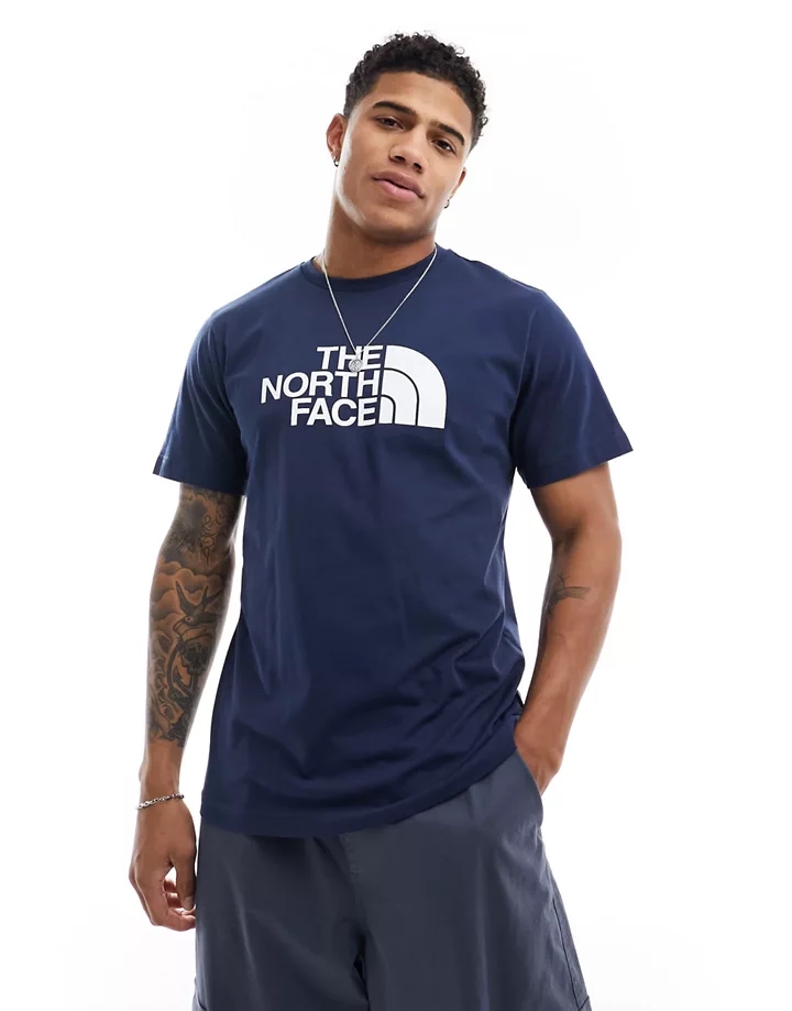 Camiseta azul marino básica de manga corta M de The Nor