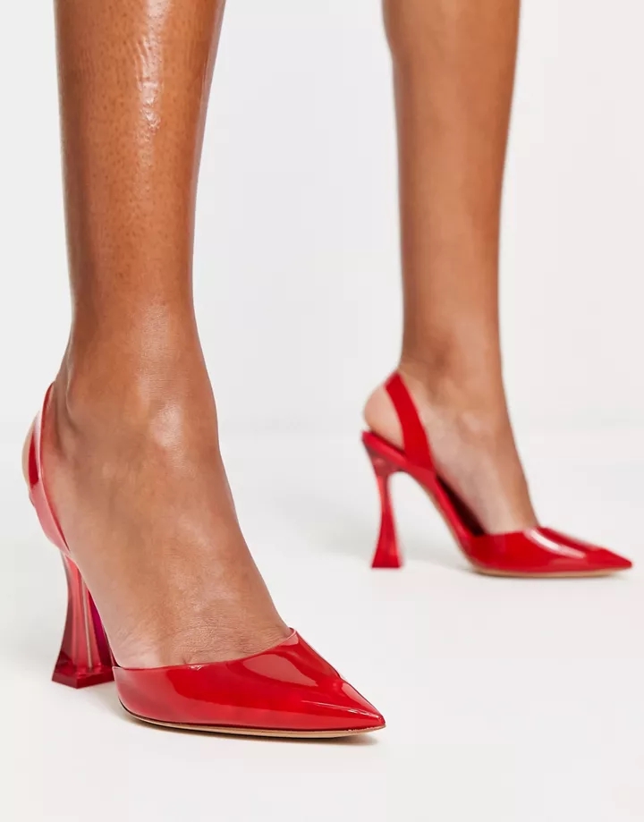 Zapatos rojos de tacón con tira talonera Solanti de ALDO rojo 4wPJ2W8T