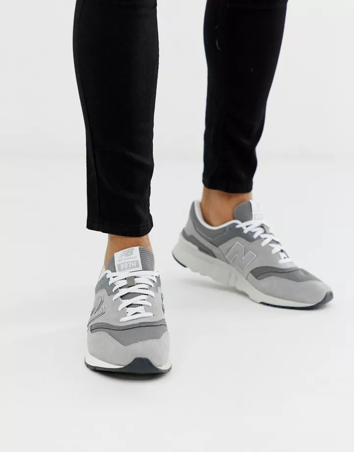 Zapatillas de deporte en tres tonos de gris 997 de New 