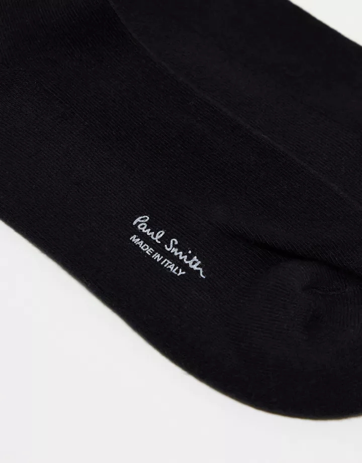 Calcetines deportivos negros con logo de cebra de Paul Smith Negro 6DlzmYEm