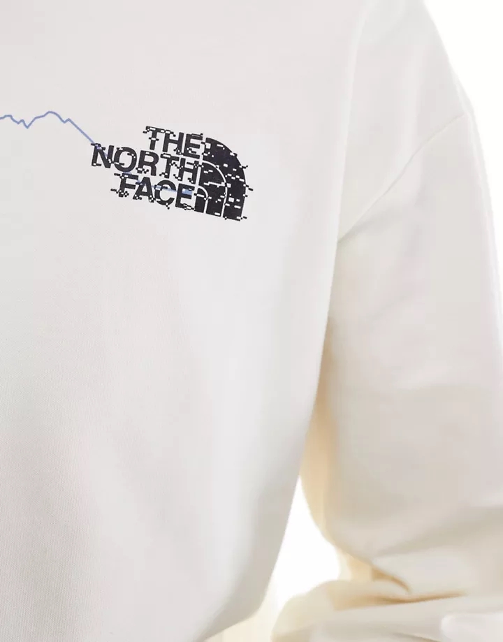 Sudadera blanco hueso con estampado en la espalda NSE de The North Face Crema 72BJp9r9