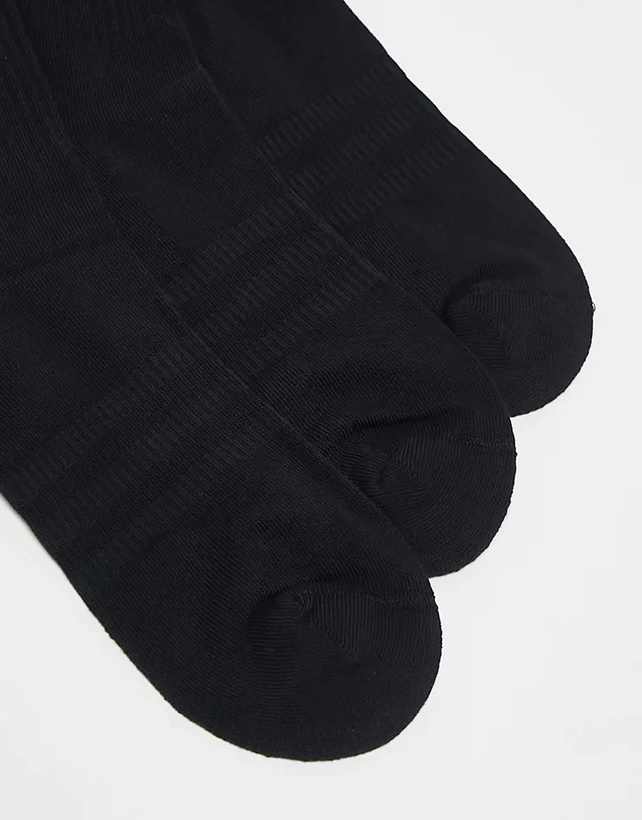 Pack de 3 pares de calcetines negros deportivos de adidas Training Negro 76cCFdHZ