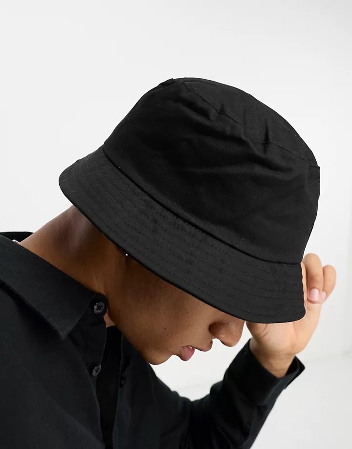 Sombrero de pescador negro de DESIGN Negro 7kEVlOSx