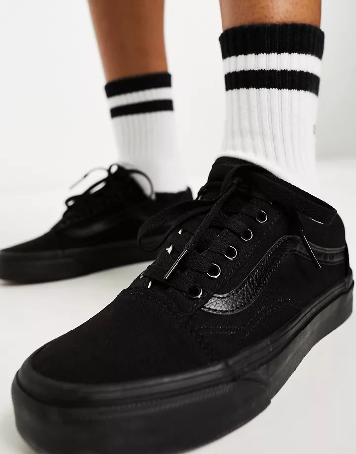 Zapatillas deportivas negro triple Old Skool de Vans Ne