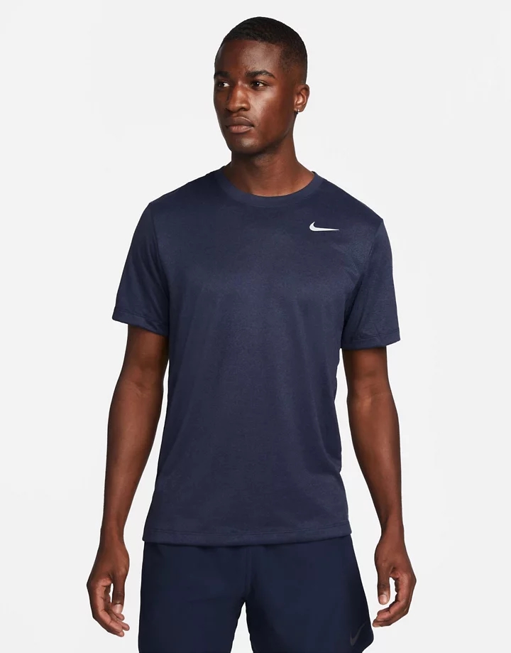 Camiseta azul marino Dri-FIT Reset de Nike Training Neg