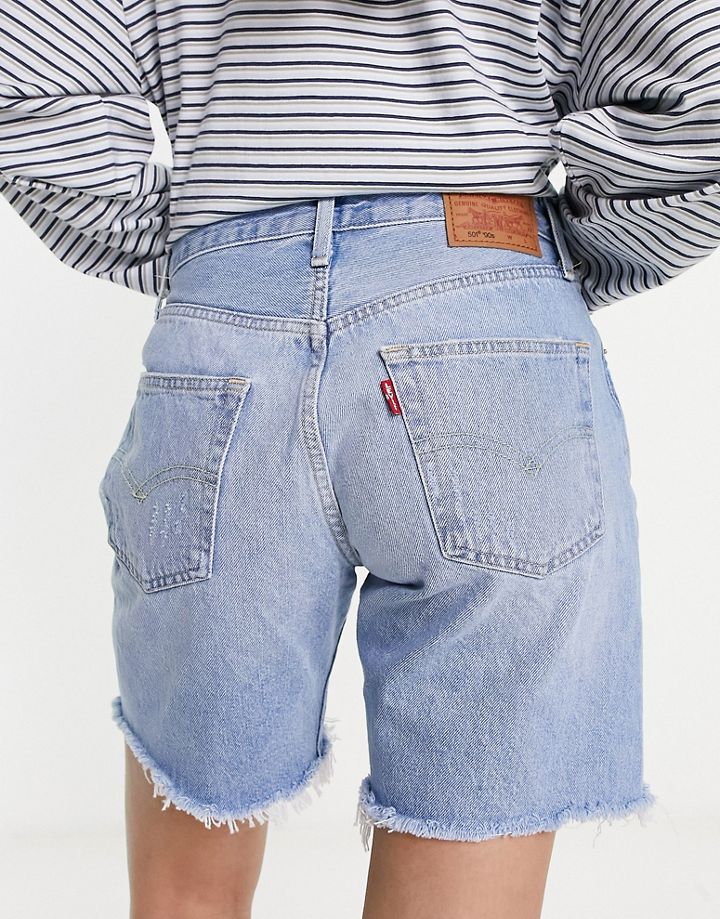 Pantalones cortos con lavado azul claro estilo años 90 501 de Levi´s Azul claro especial 9DbPju2h