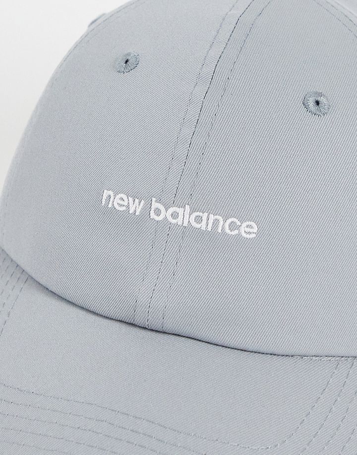 Gorra de béisbol color pizarra con logo lineal de New Balance Acero 9d1aEKLM