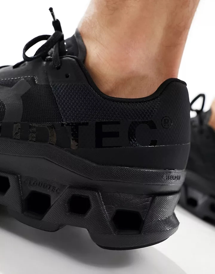 Zapatillas de deporte negras para correr Cloudmonster de ON Negro A4fvV6TK