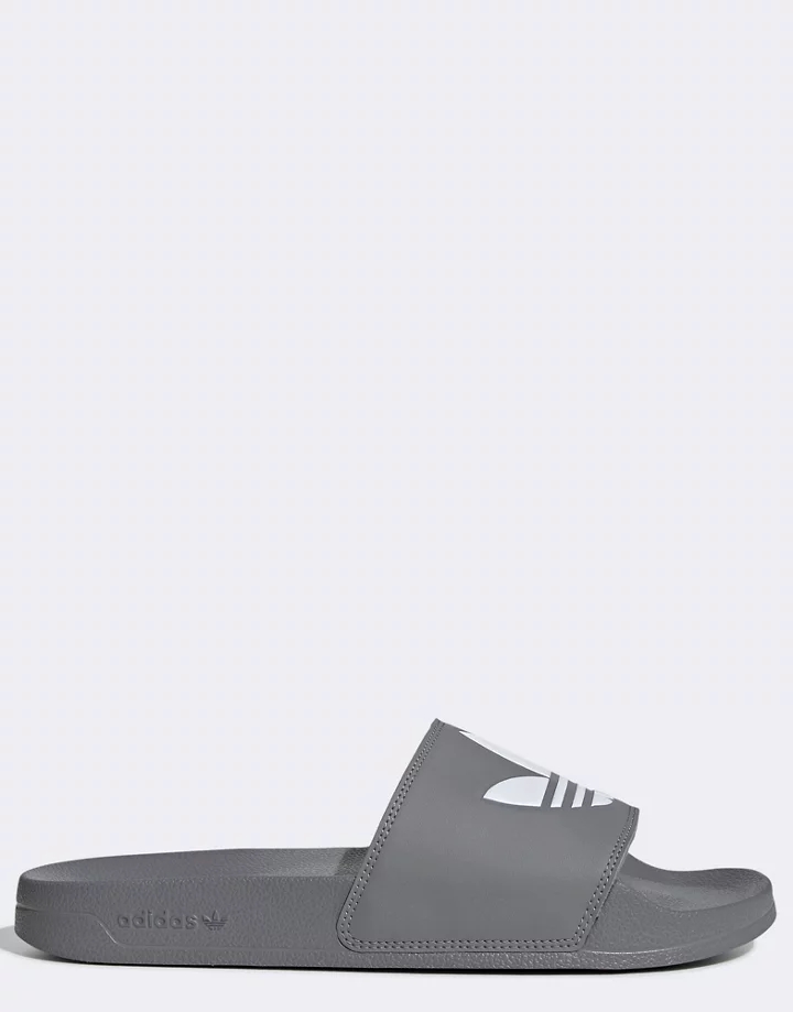 Sandalias grises Adilette Lite de adidas Originals Gris