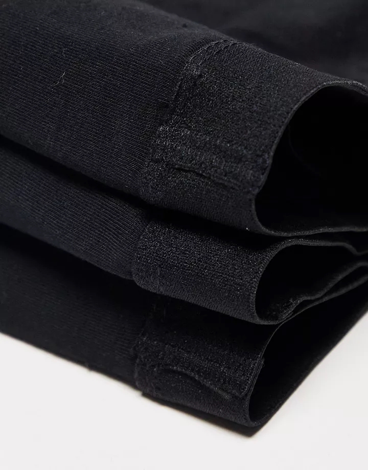 Pack de 3 calzoncillos negros de algodón de DESIGN Negro a8I7N9ze