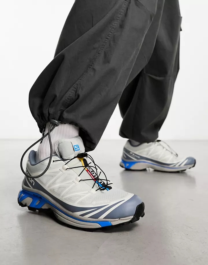 Zapatillas de deporte gris metal y gris pálido unisex XT-6 GORE-TEX de Salomon Gris aApdTxue