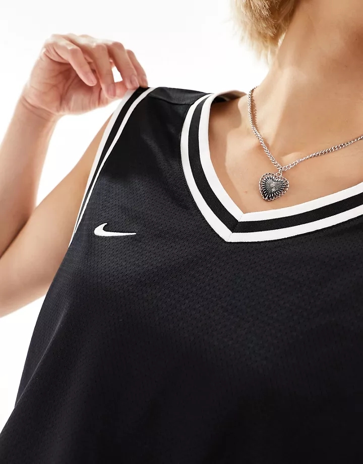 Camiseta negra unisex de punto DNA Dri-Fit de Nike Basketball Negro aC3u3kTc