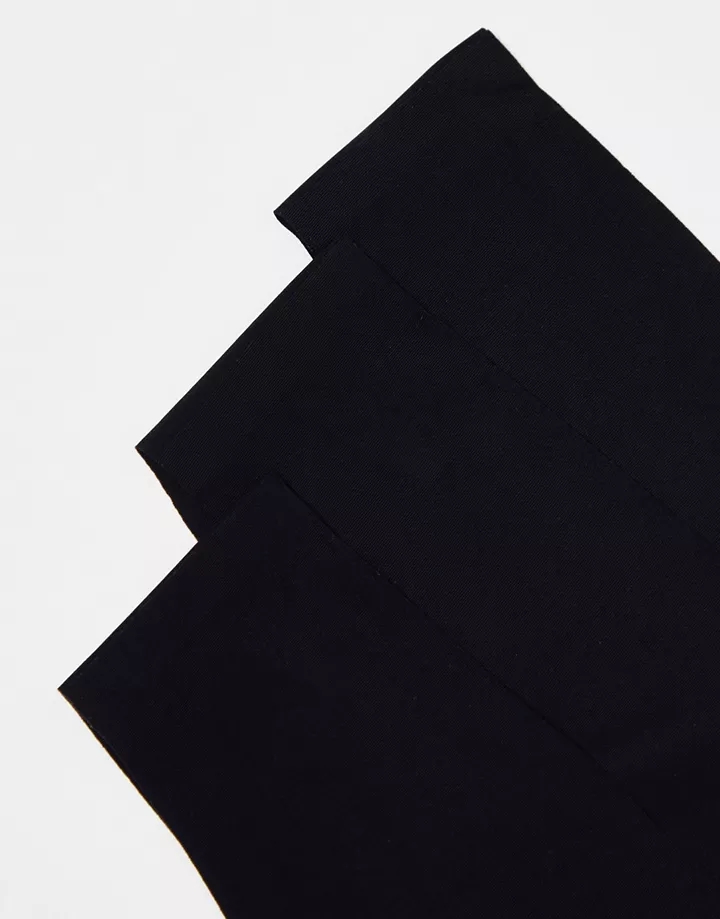Pack de 3 tangas negros sin costuras de PUMA Negro aMUsrbme