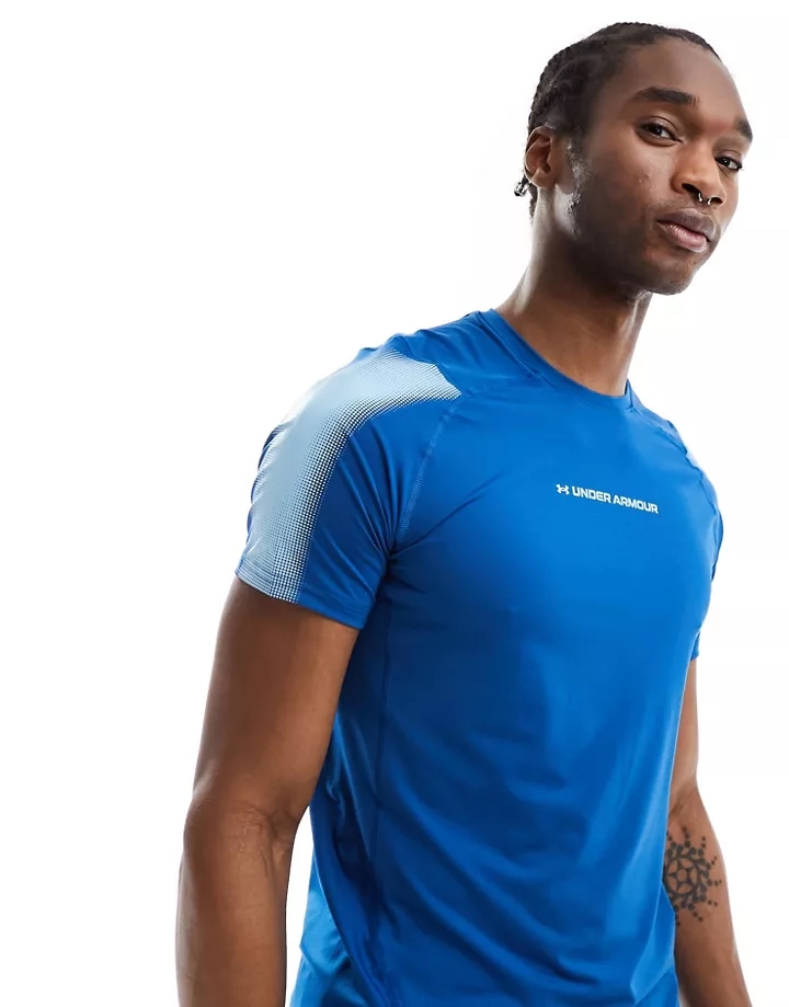 Camiseta azul marino entallada Heat Gear Armour Novelty
