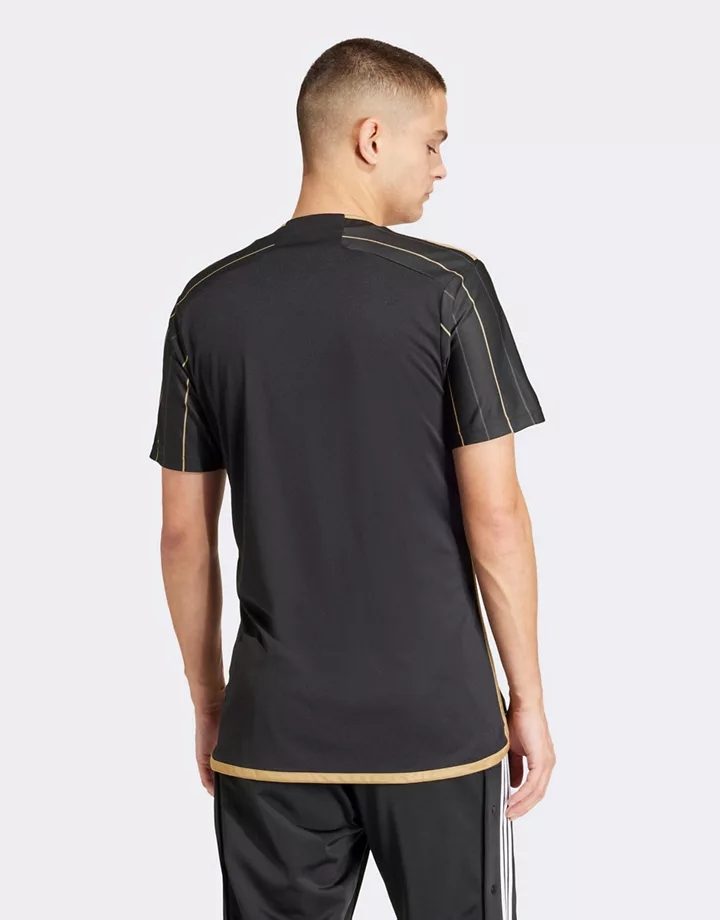 Camiseta negra de la primera equipación del Los Angeles FC 24/25 de adidas Negro aw3LvX4P